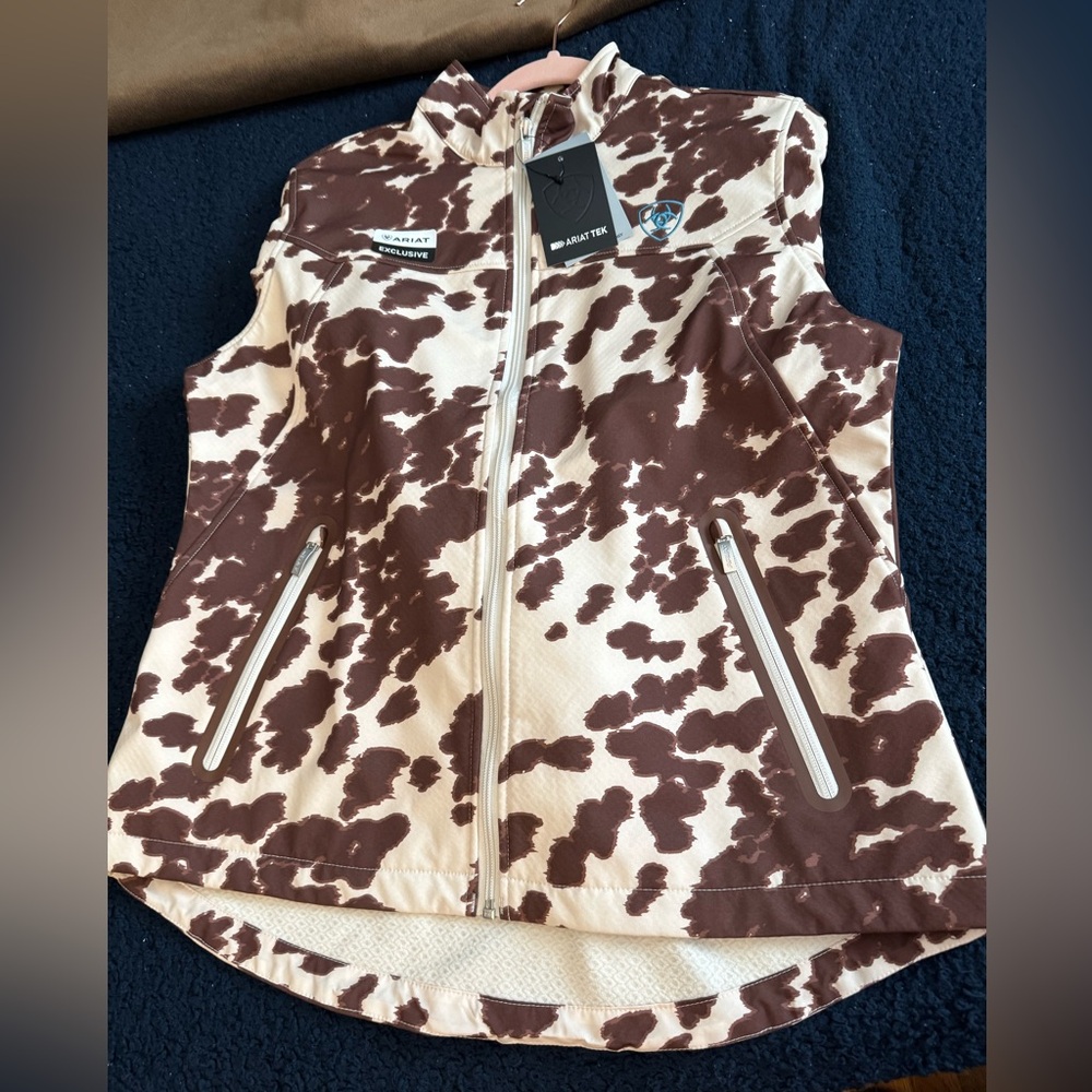 #JUSTIN ARIAT NEW TEAM SOFTSHELL PONY - LADIES JACKET Size XL #NWTO